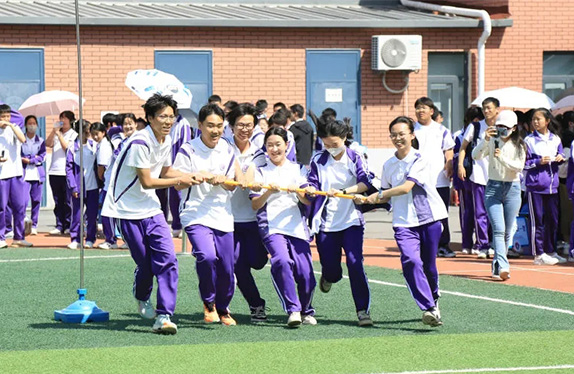 展班级风采，创运动之“趣”——高中部第二届趣味运动会